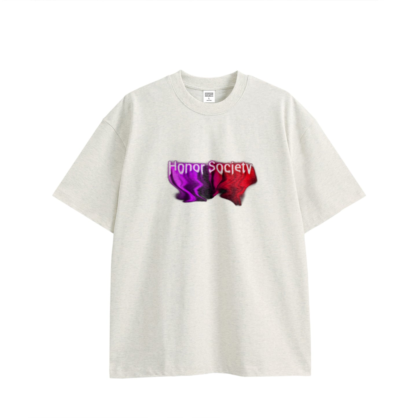 Honor Society Smoke logo T-shirt oatmeal image