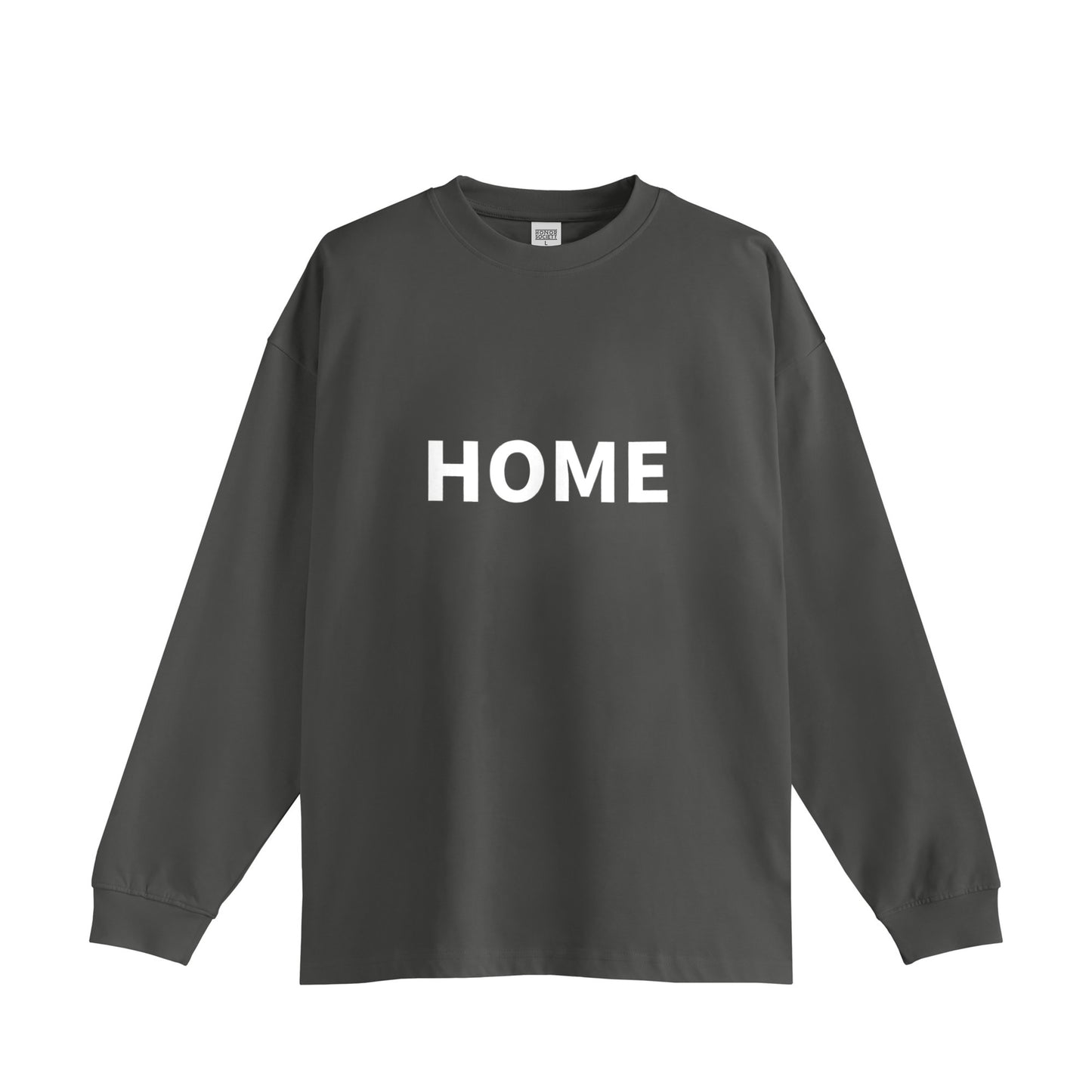 HOME Long Sleeve T-shirt charcoal image