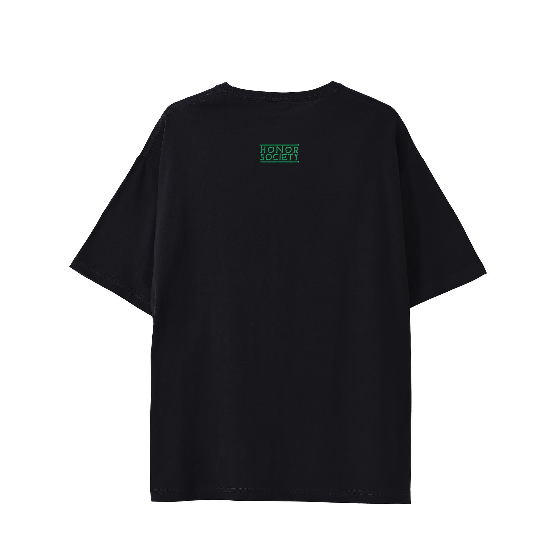 Honor Society Canned Juice T-Shirt — Black (Back)
