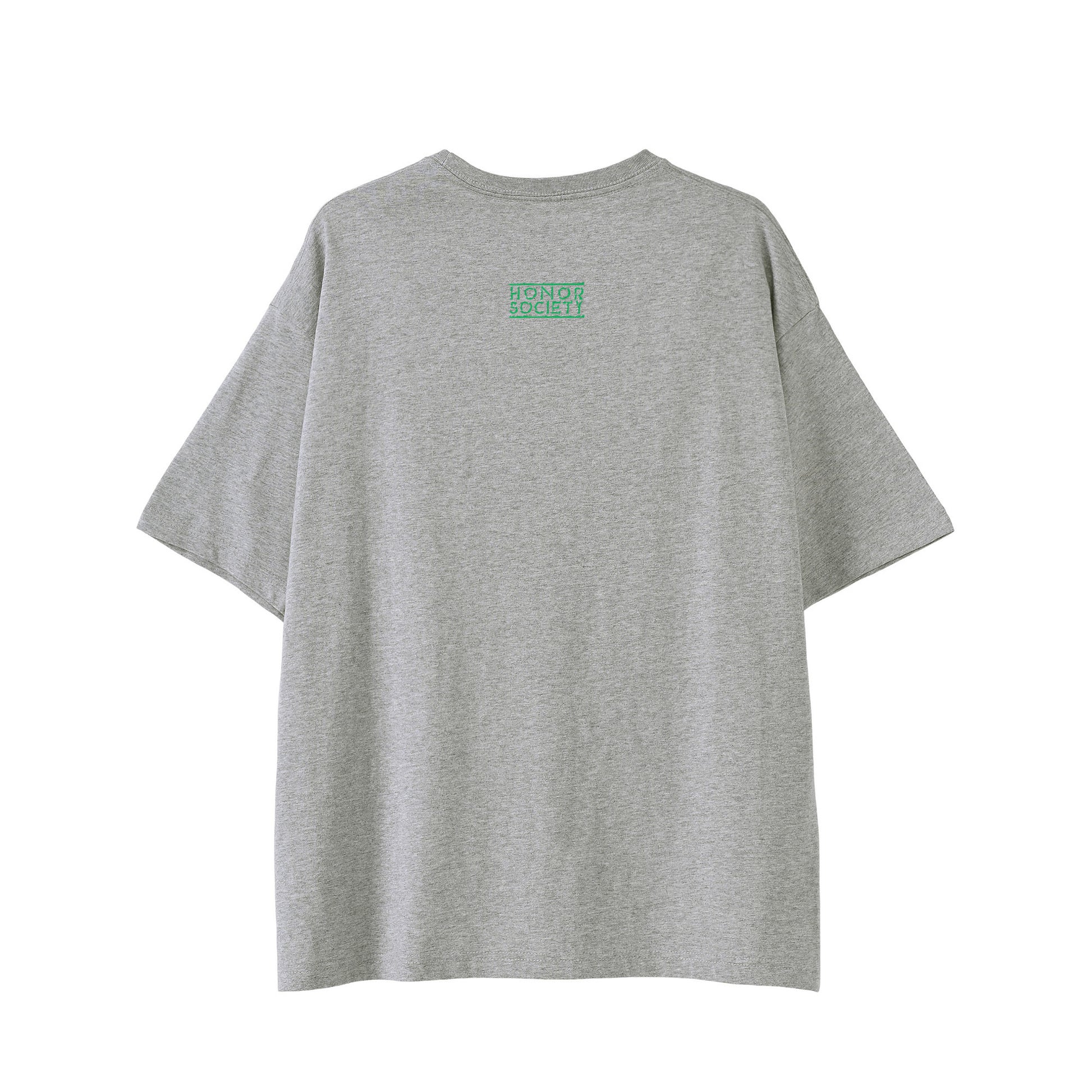 Honor Society Canned Juice T-Shirt — Gray (Back)