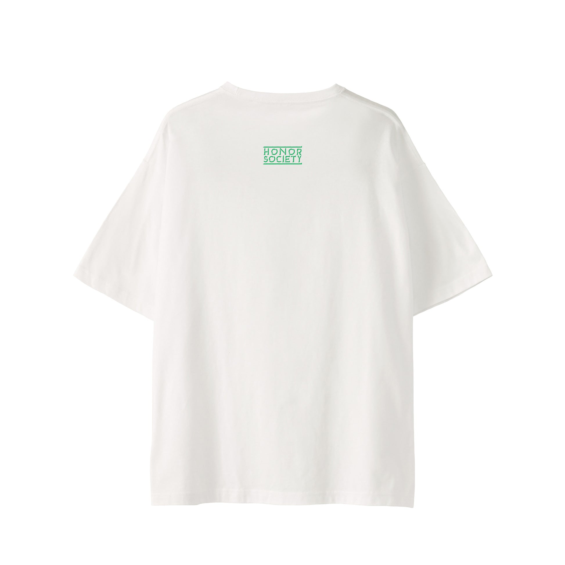 Honor Society Canned Juice T-Shirt — White (Back)