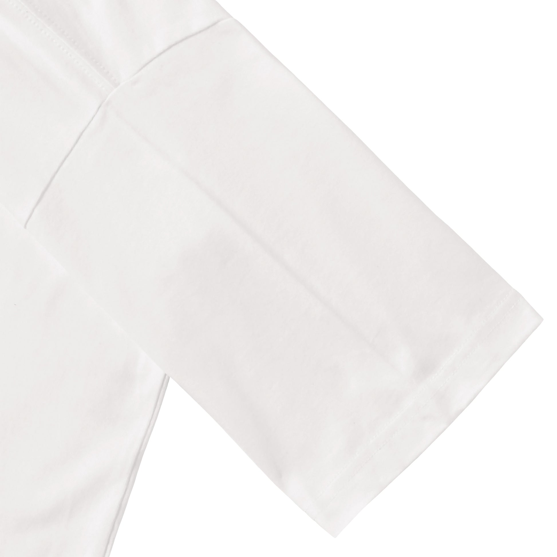 Honor Society Canned Juice T-Shirt — White (Left Detail)