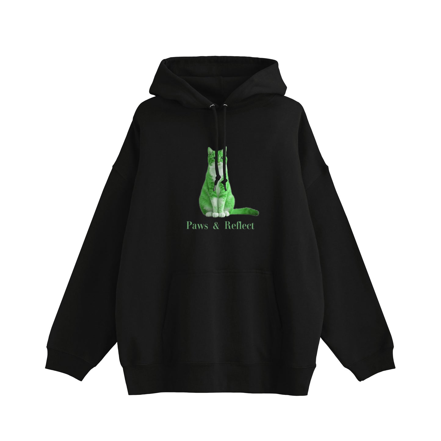 "Paws and Reflect" Hoodie black image