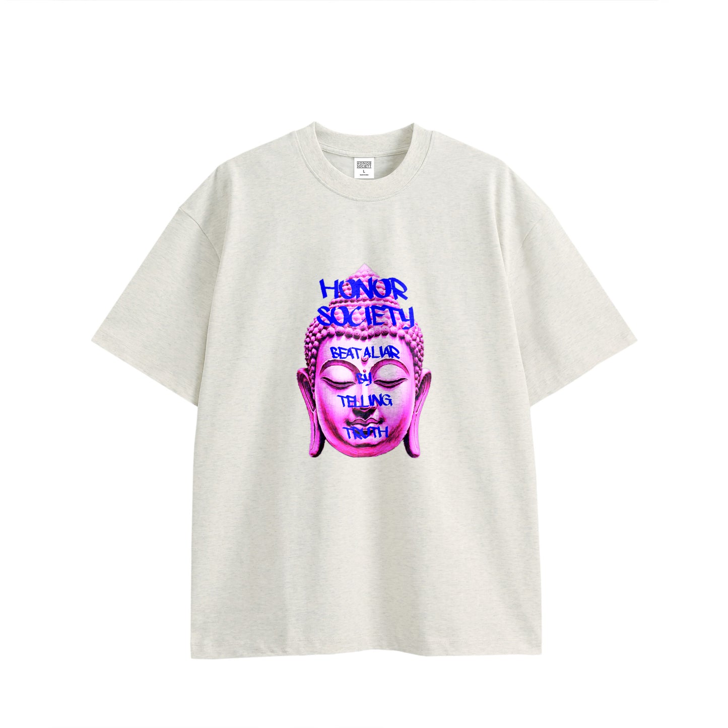 Honor Society "Buddah" Tee oatmeal image