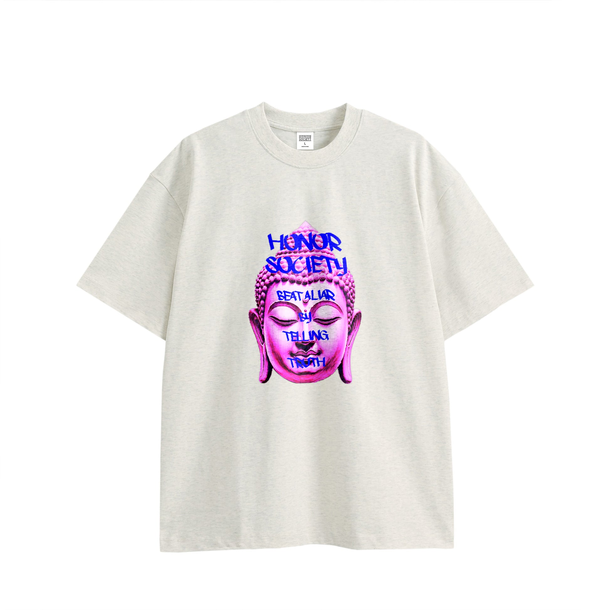 Honor Society "Buddah" Tee oatmeal image