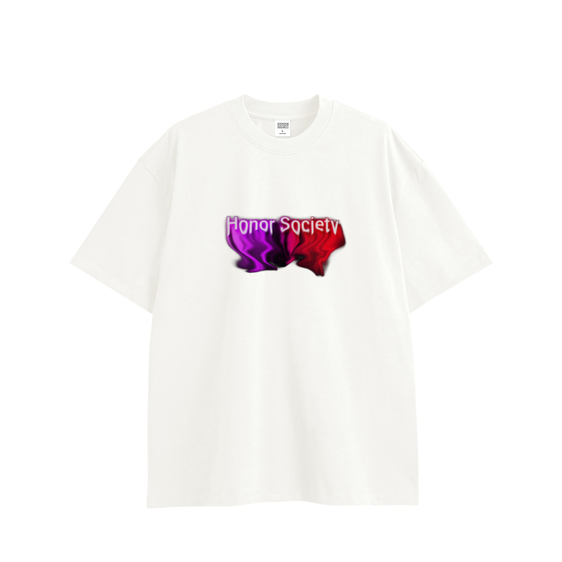 Honor Society Smoke logo T-shirt white image