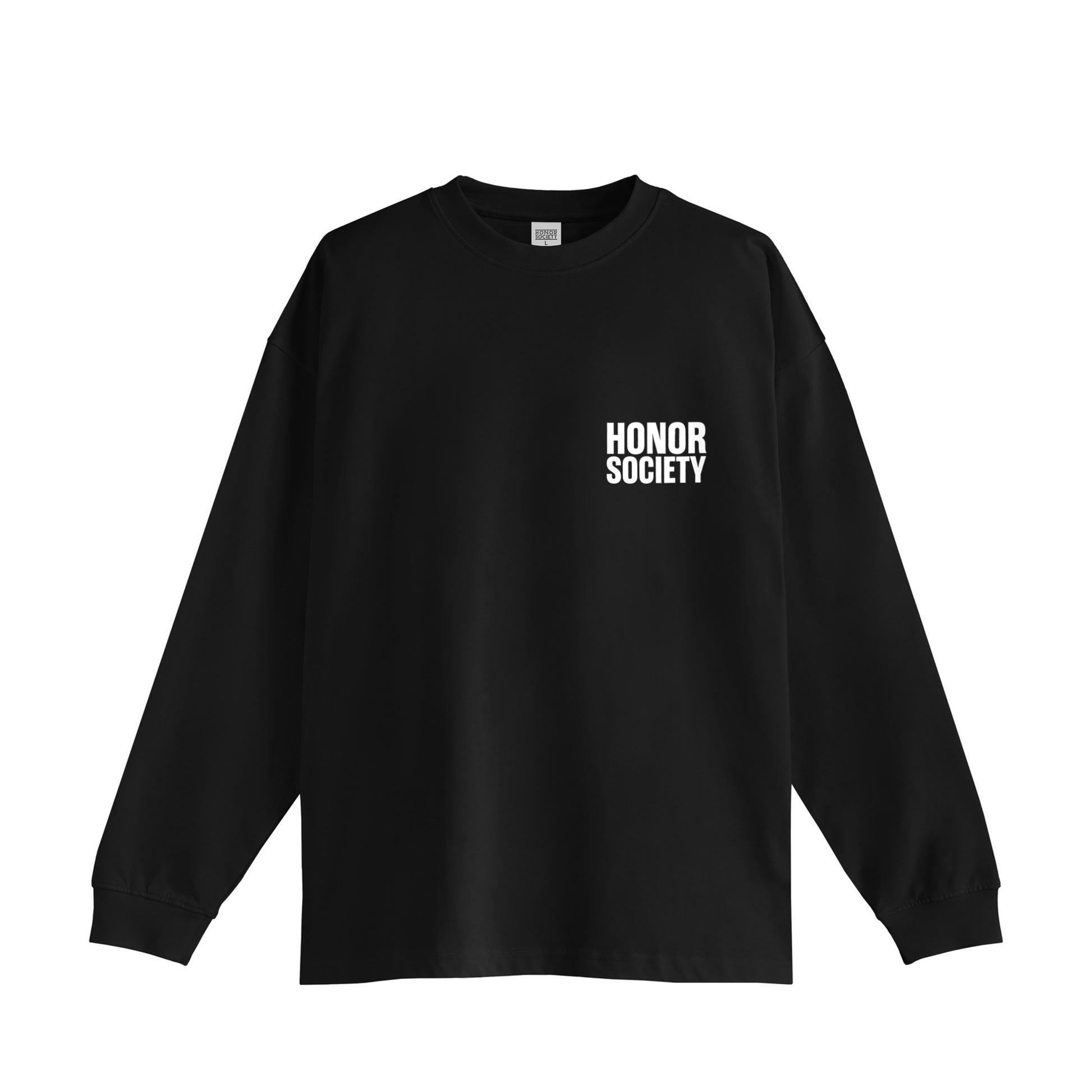 Honor Society Bridge Photo Long Sleeve T-shirt black image