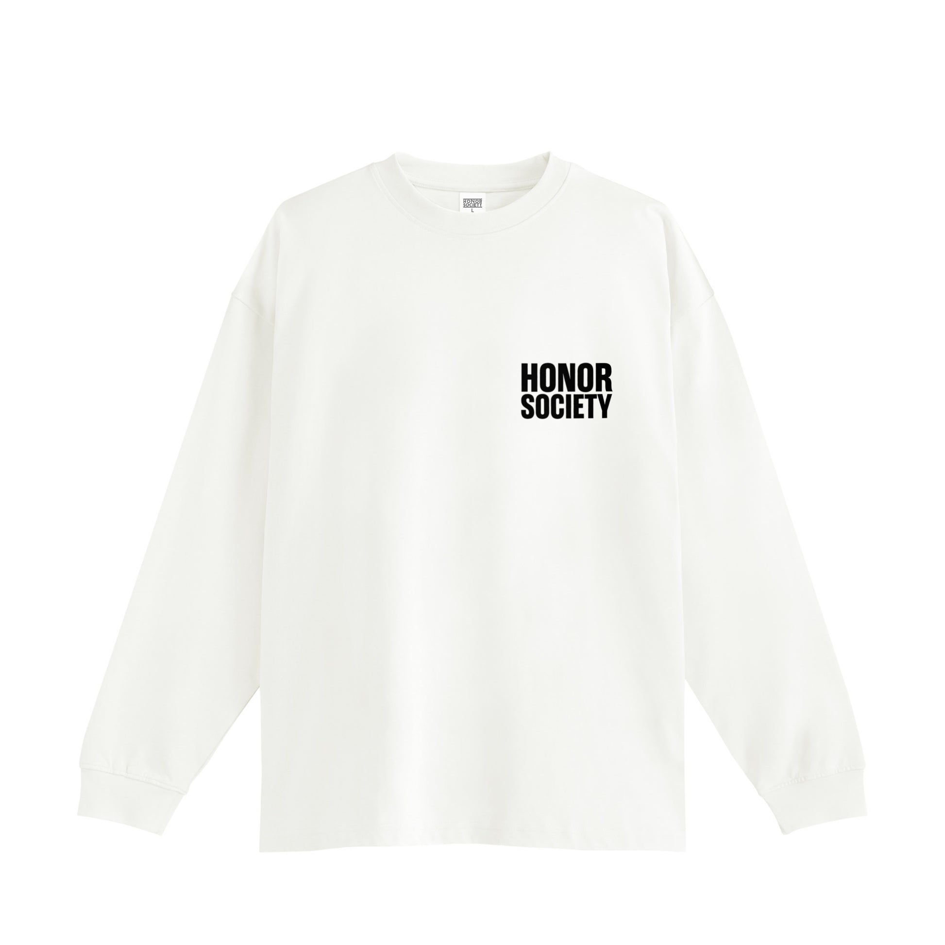 Honor Society Bridge Photo Long Sleeve T-shirt white image