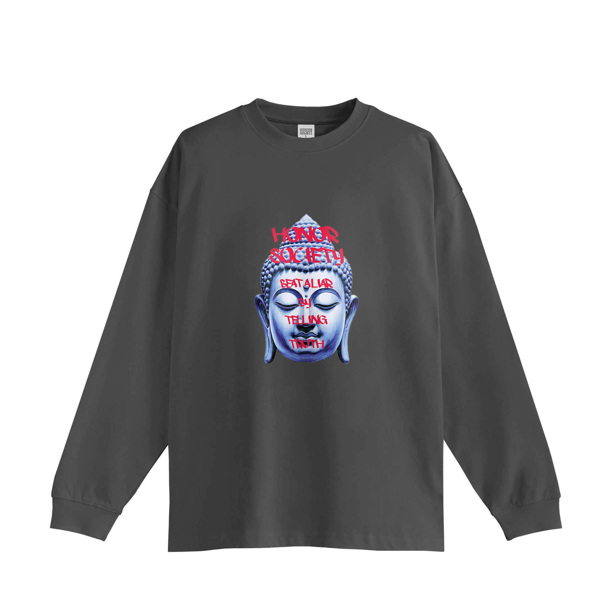 Buddah Long Sleeve T-shirt charcoal image