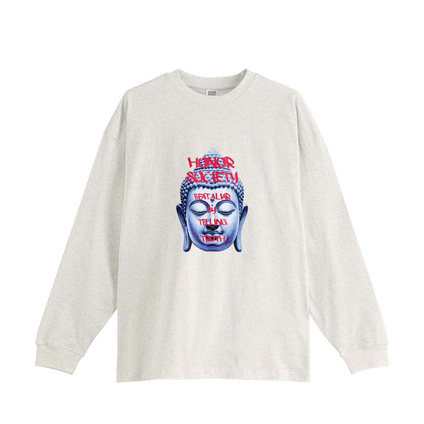 Buddah Long Sleeve T-shirt oatmeal image