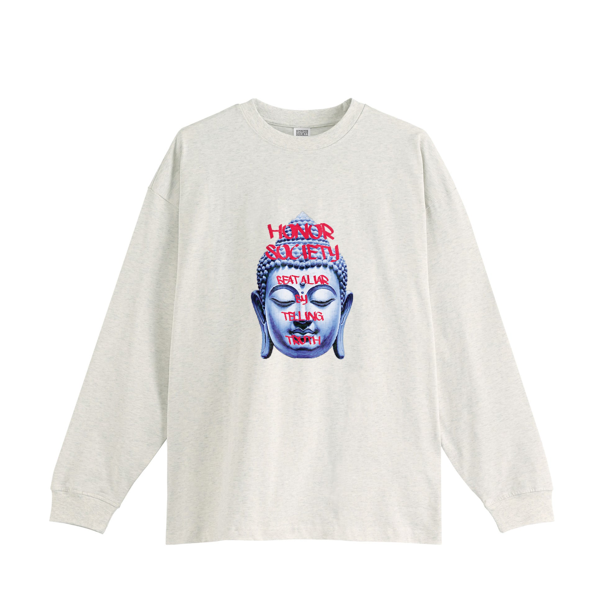 Buddah Long Sleeve T-shirt oatmeal image