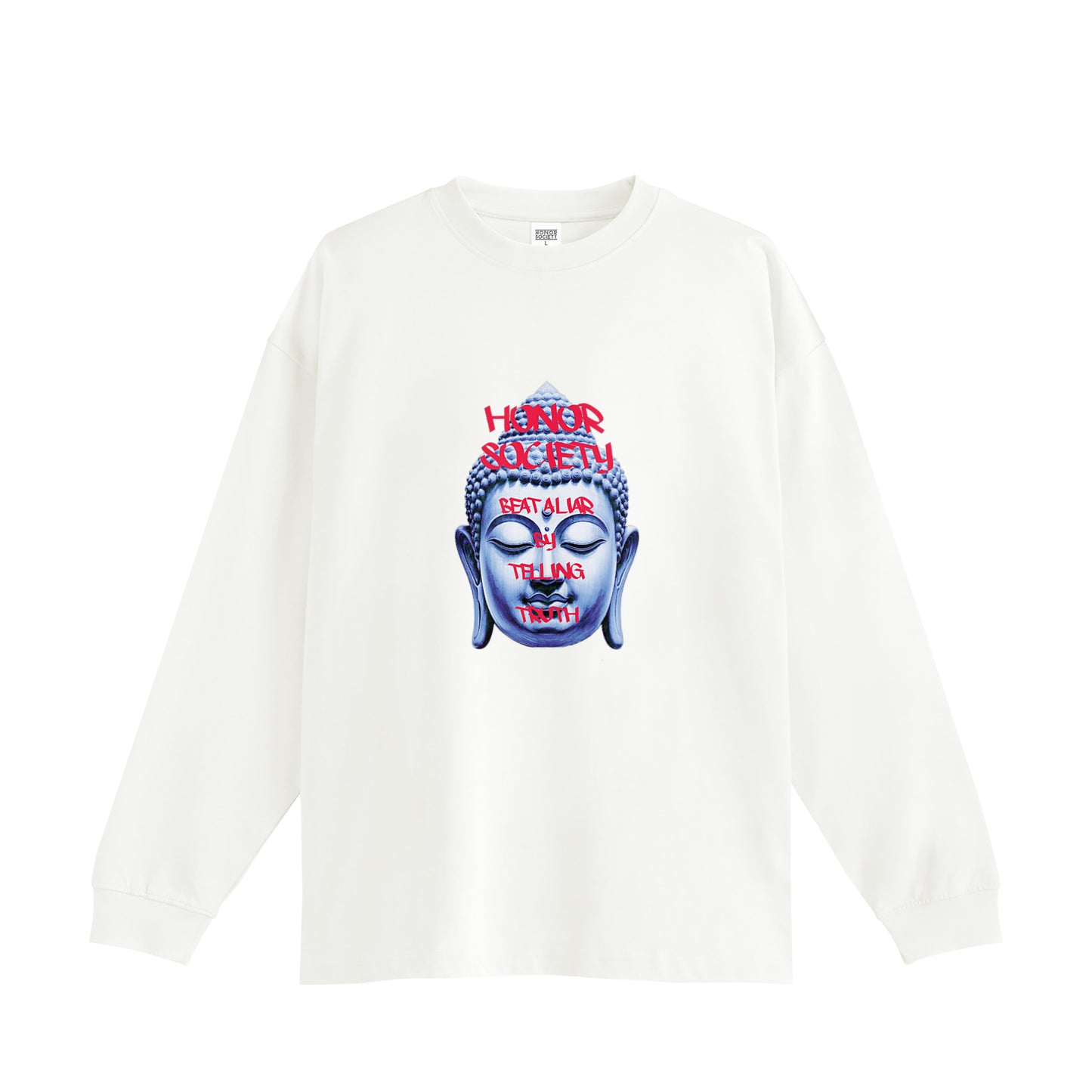 Buddah Long Sleeve T-shirt white image