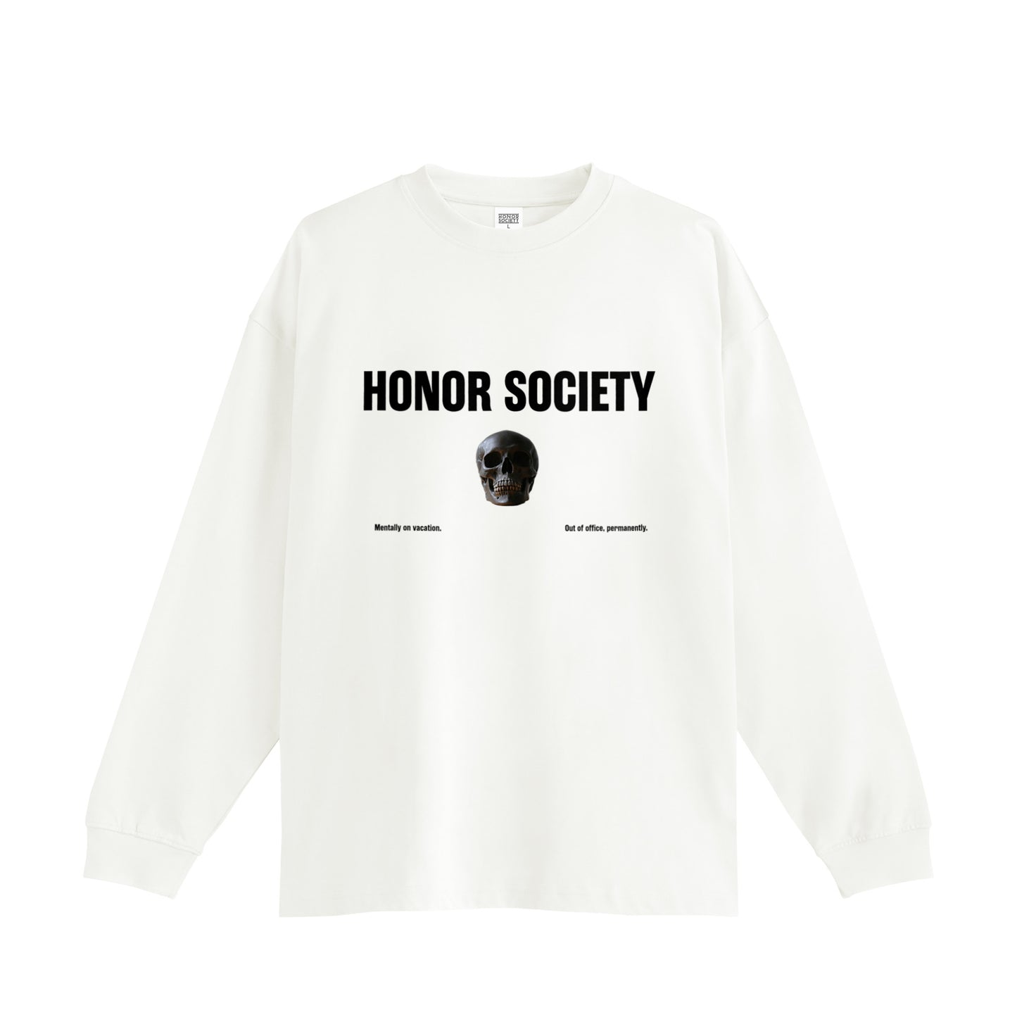 Mentally Vacation Long Sleeve T-Shirt white image