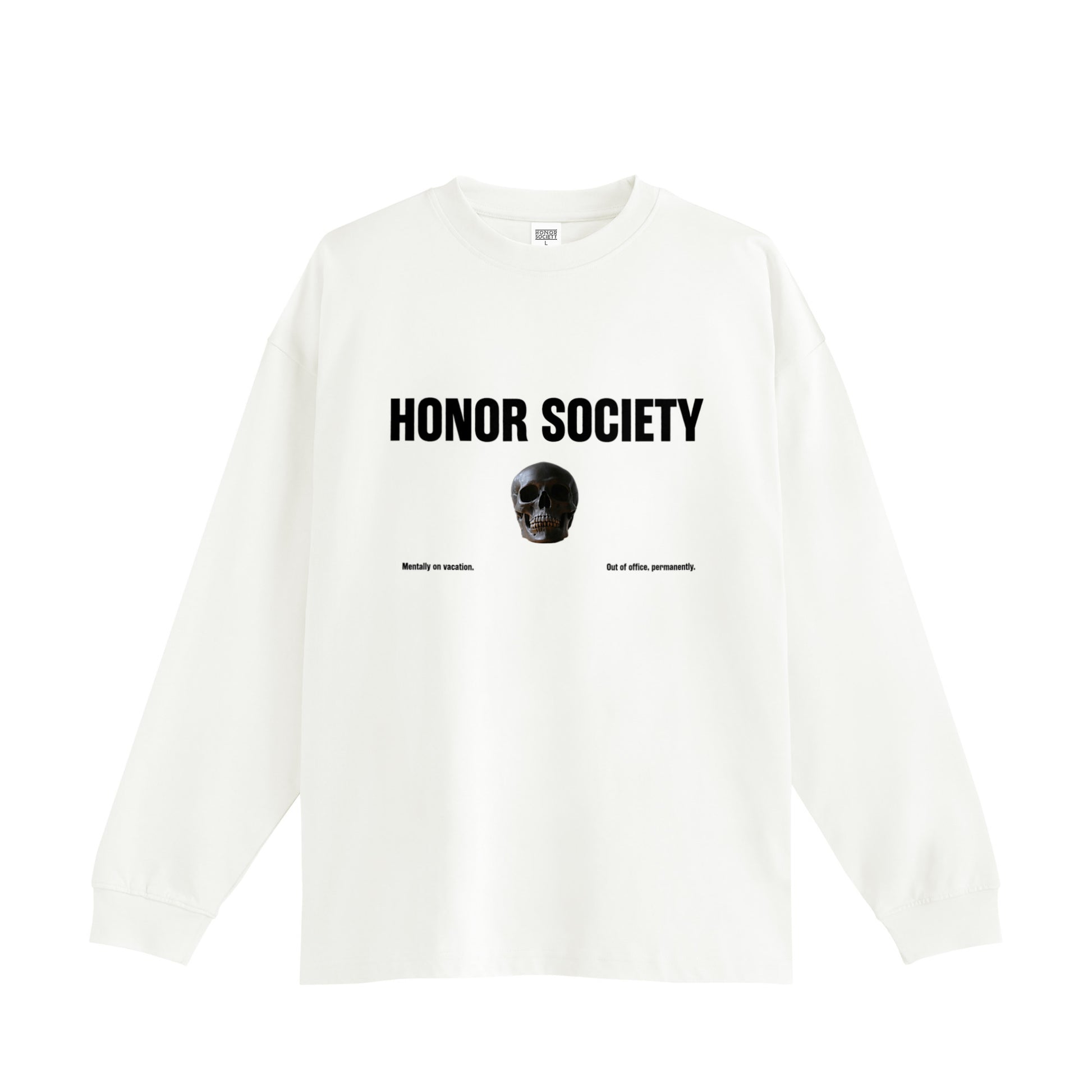 Mentally Vacation Long Sleeve T-Shirt white image
