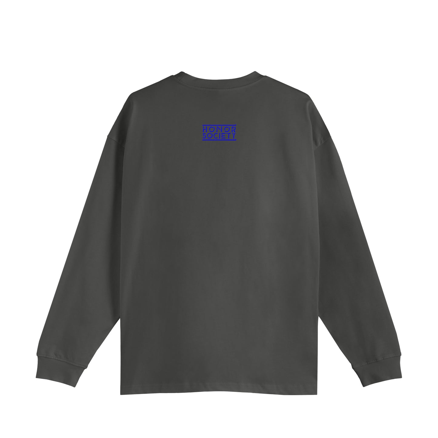 Honor Society Buddha Long Sleeve T-shirt charcoal image