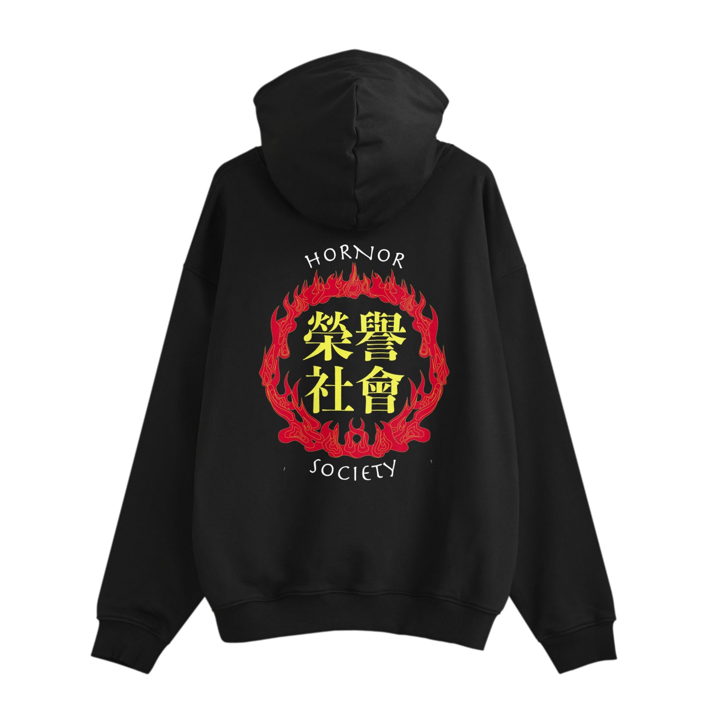 Honor Society Fire logo hoodie