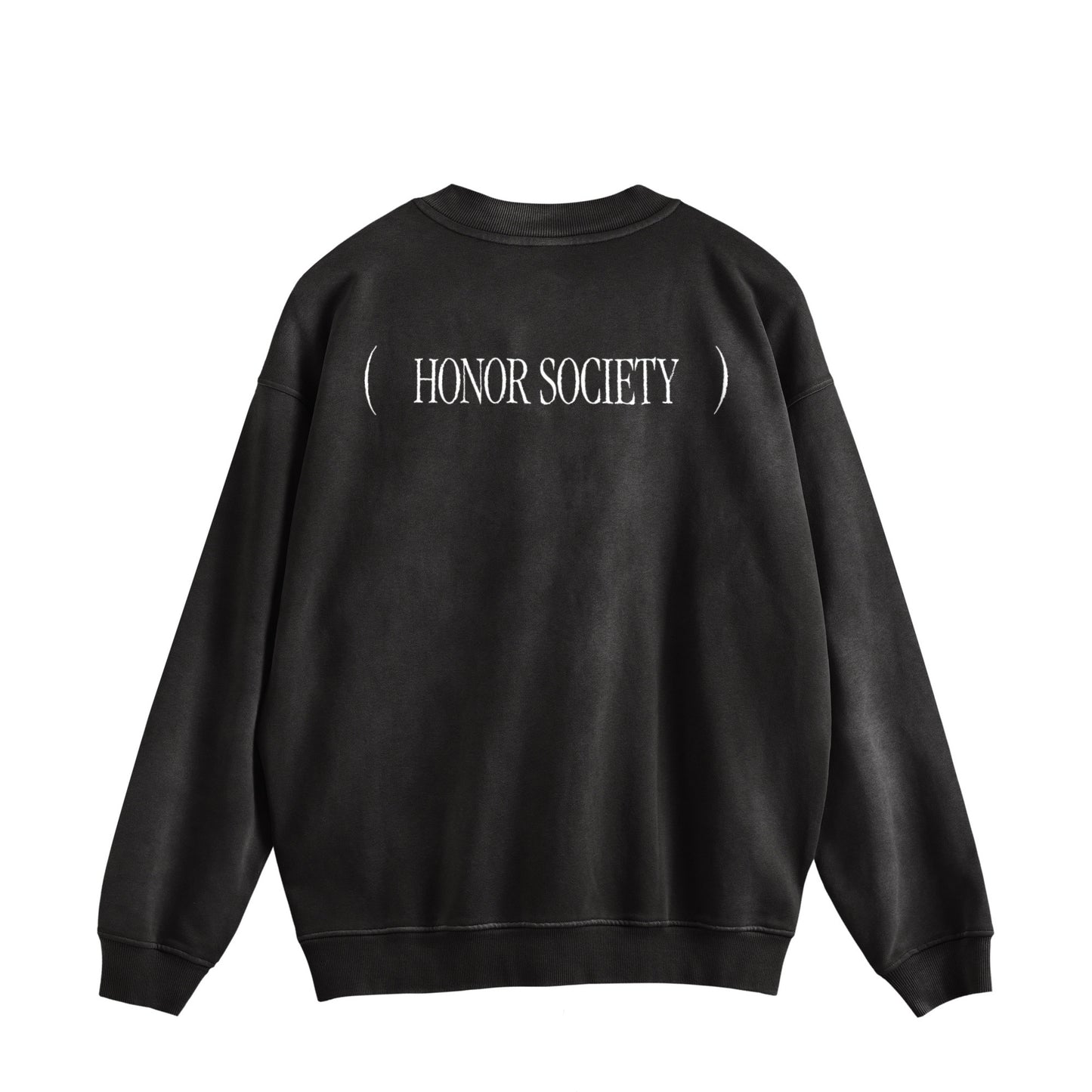 Honor Society washed basic logo sweatshirt