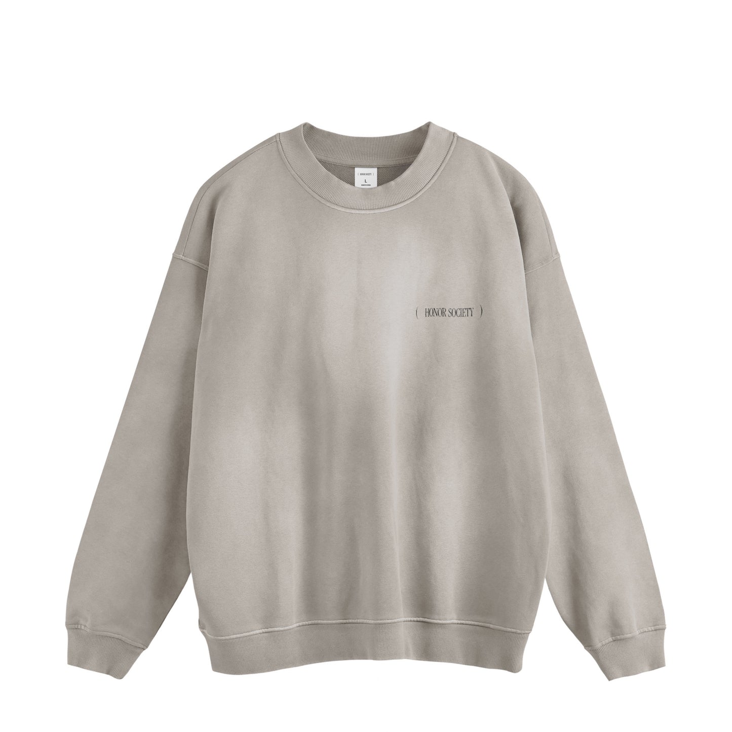 Honor Society washed basic logo sweatshirt