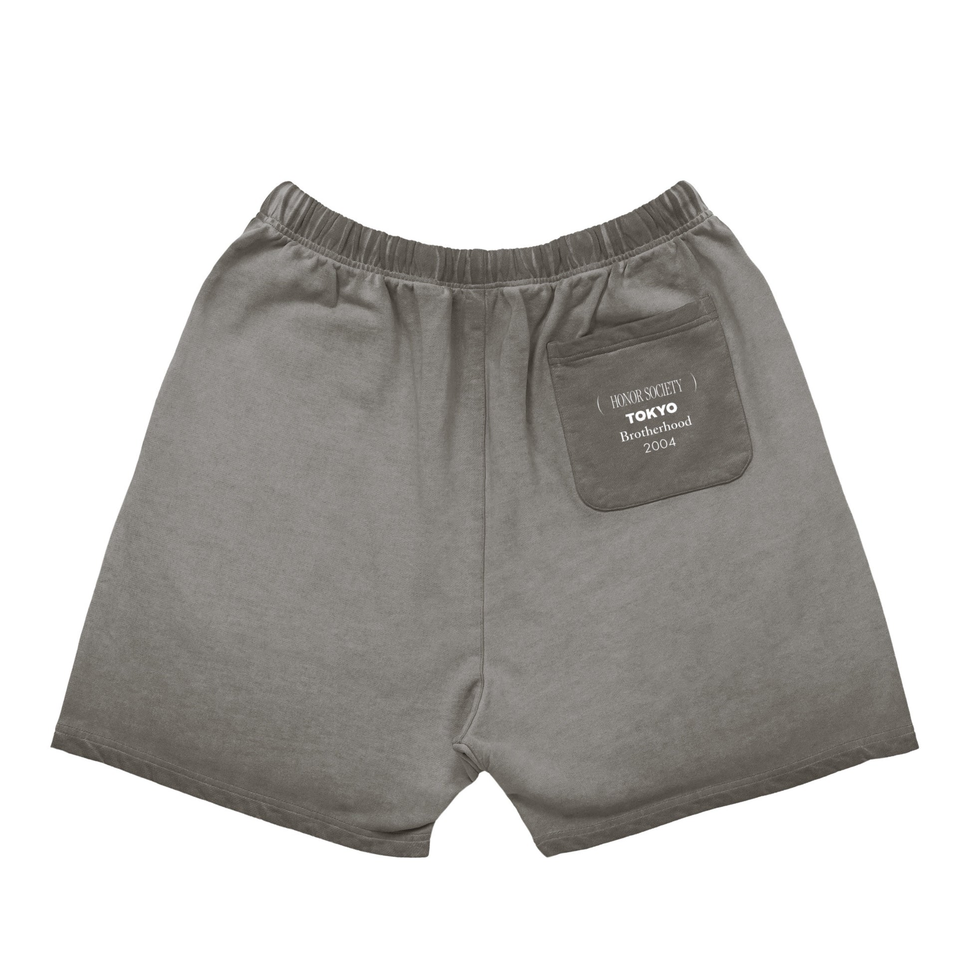 Honor Society Do It Again Shorts — Gray (Back)