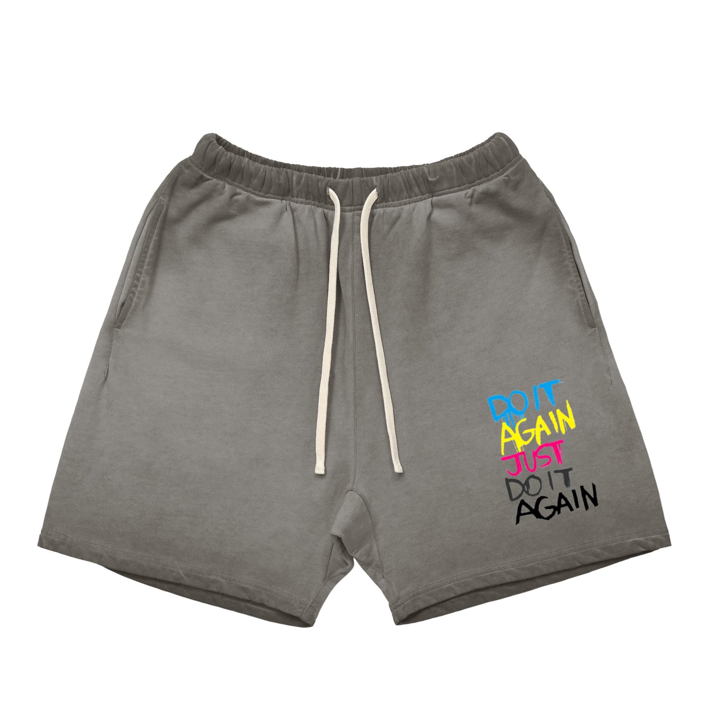 Honor Society Do It Again Shorts — Gray (Front)