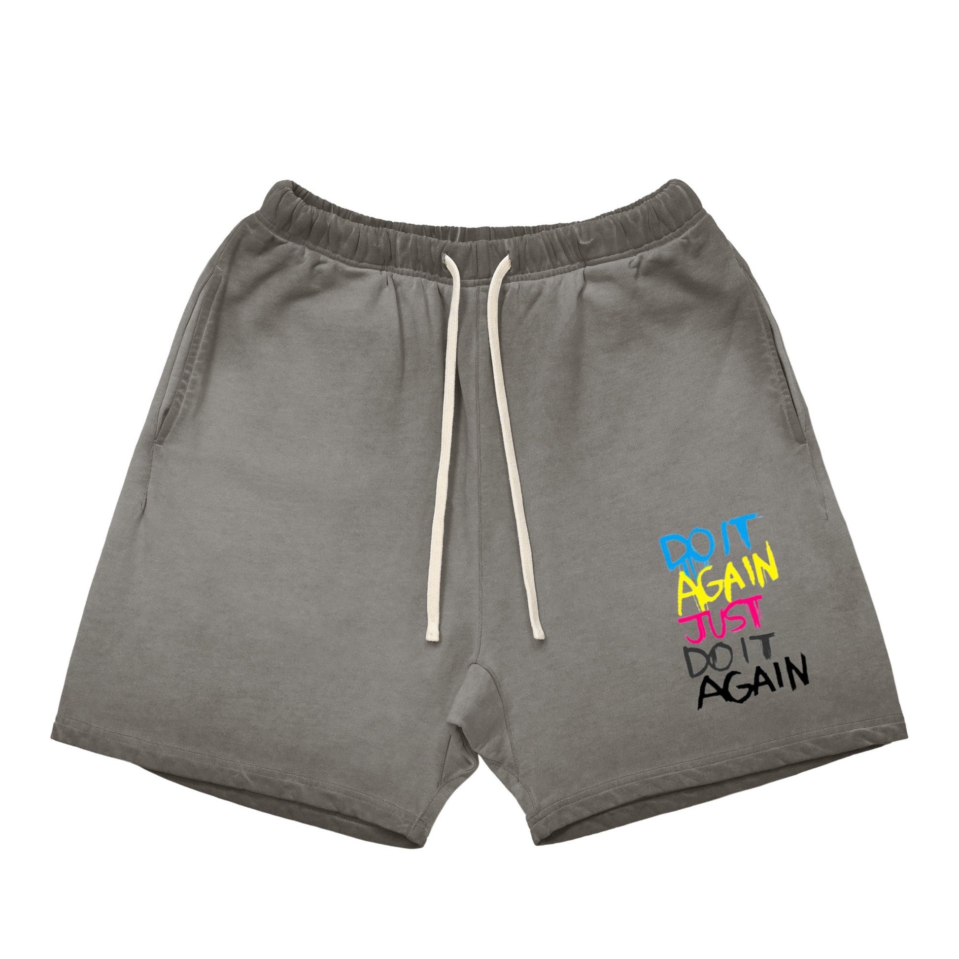 Honor Society Do It Again Shorts — Gray (Front)