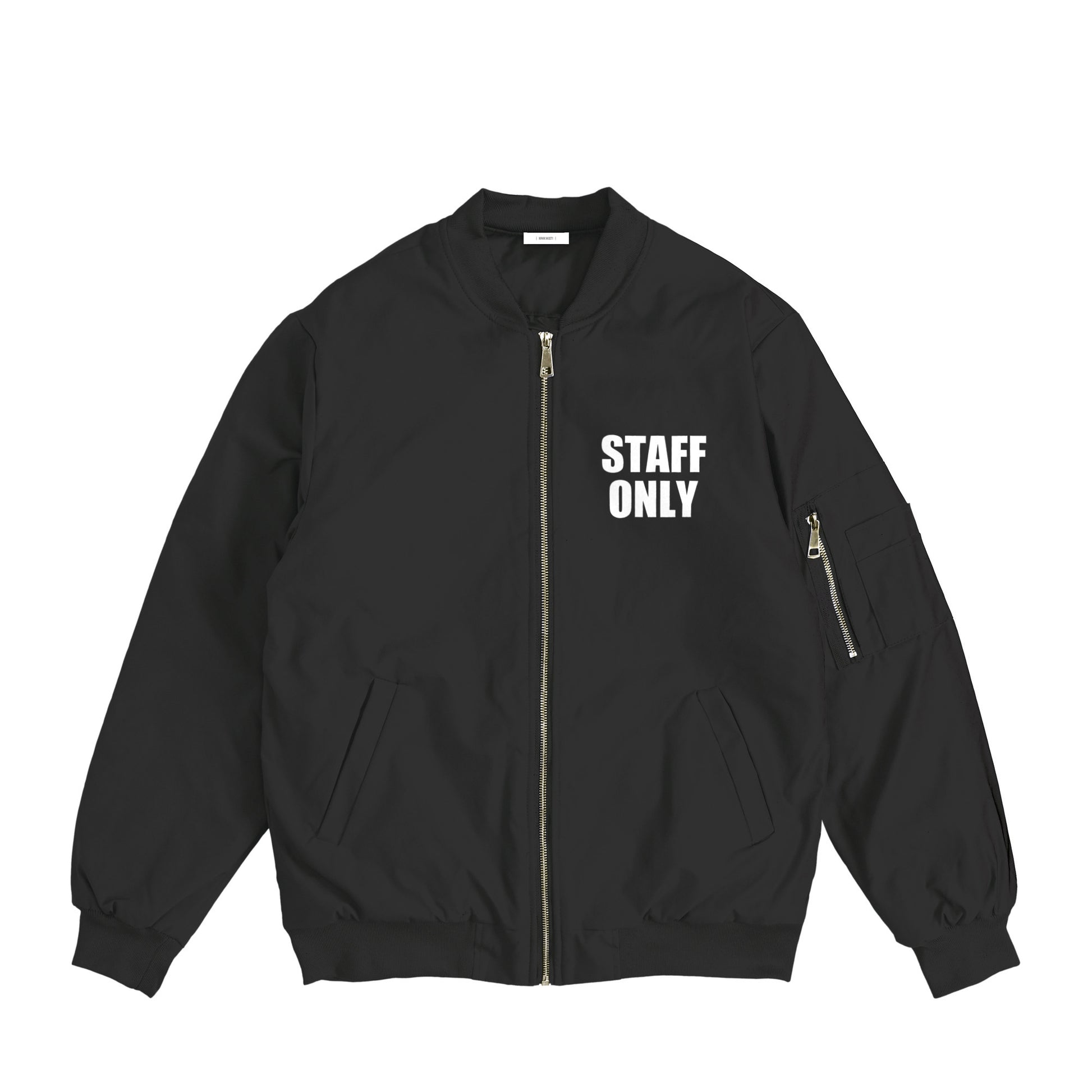 STAFF ONLY MA-1 black image