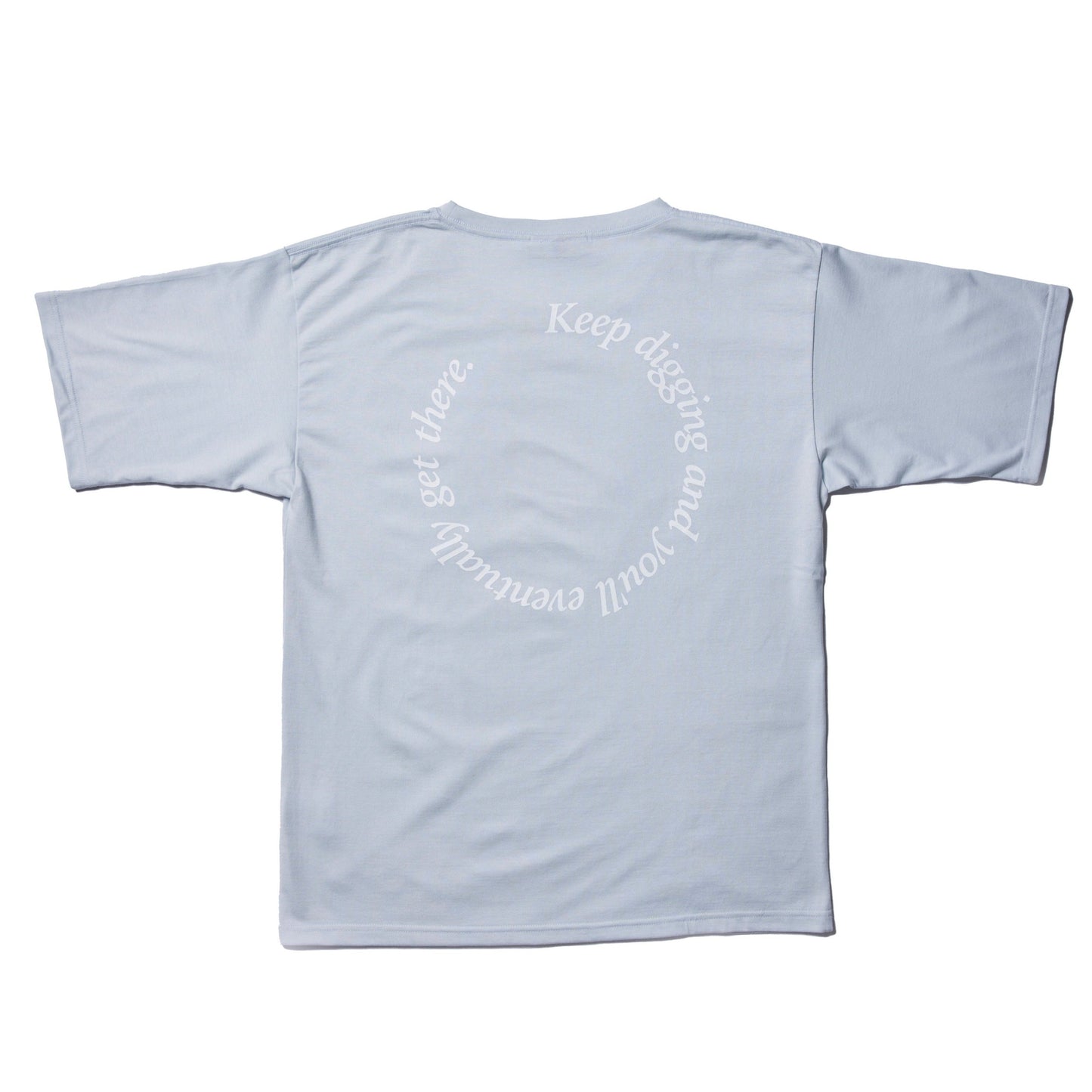 Light gray Honor Society tagline T-shirt with white typography, unisex design, 100% cotton fabric.