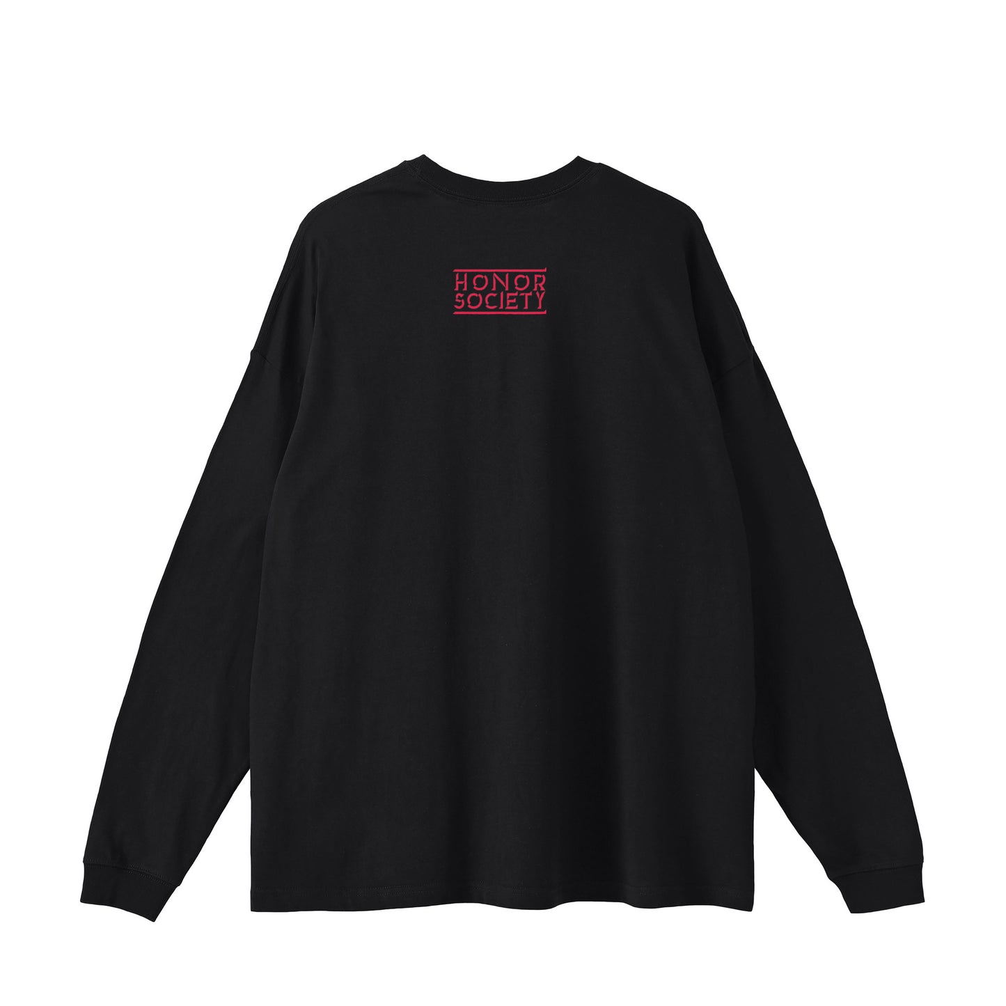 Honor Society Buddha Long sleeve Tshirt black image