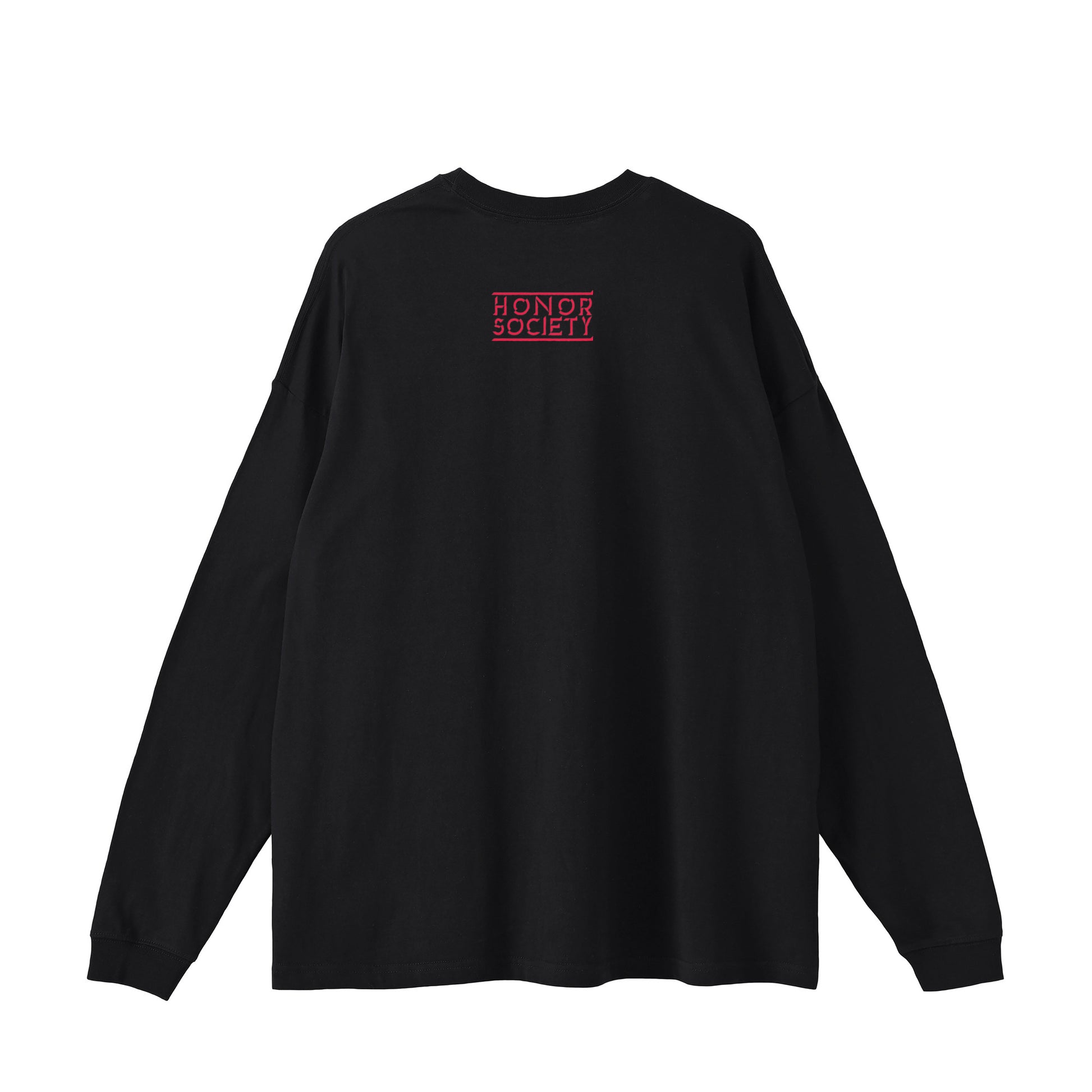 Honor Society Buddha Long sleeve Tshirt black image