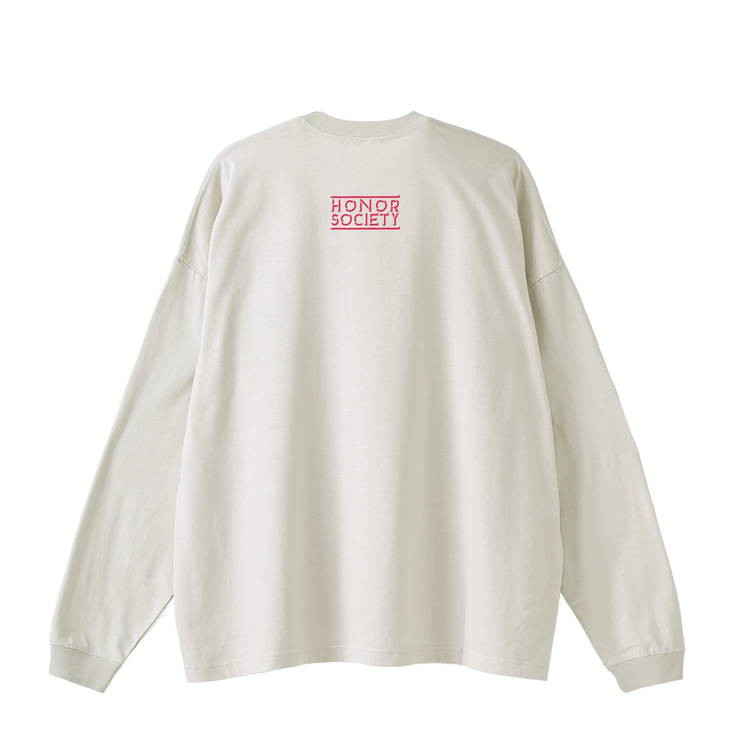 Honor Society Buddha Long sleeve Tshirt gray image